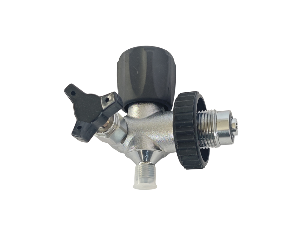 G5/8空氣呼吸器充氣帶泄壓閥接頭